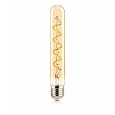 Imagem de Lâmpada Filamento LED Tubo Vintage T30 4W E27 2200K Dimerizável Luz Qu