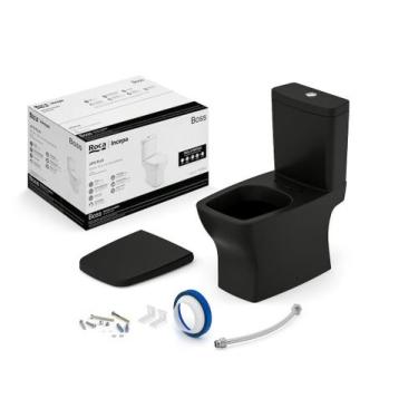 Imagem de Kit de Bacia com Caixa Assento Termofixo com Queda Amortecida e Comple