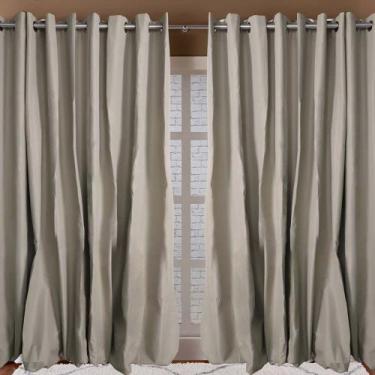Imagem de Cortina Blackout 100% Liso 2,60x 2,30 - Niazitex, Bege