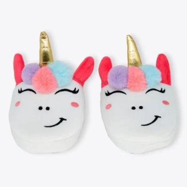 Imagem de Pantufa Chinelo Unicórnio P Zona Criativa 10071715 - Zonacriativa
