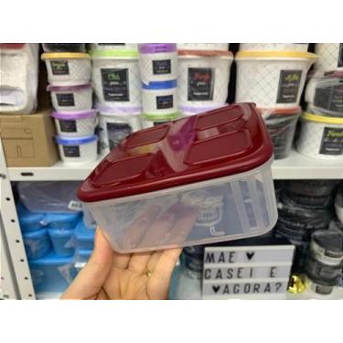 Imagem de Tupperware TupperFresh Quadrada Baixo 1,0L Marsala