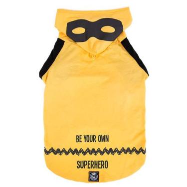 Imagem de Roupinha Camiseta manga longa com capuz para Cachorro Snoopy Hero Amar
