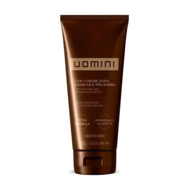 Imagem de Creme Para Barbear e Pós Barba 2 em 1 Uomini 100g - oboticario