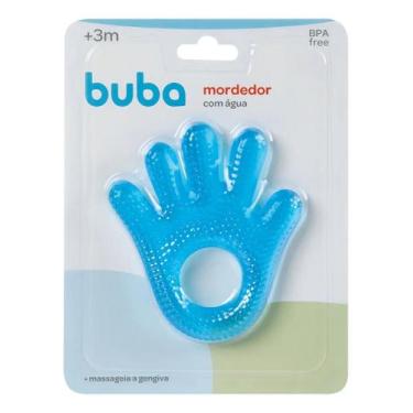 Imagem de Mordedor Buba Com Água Massageador Multiformas Dente Menina Infantil A