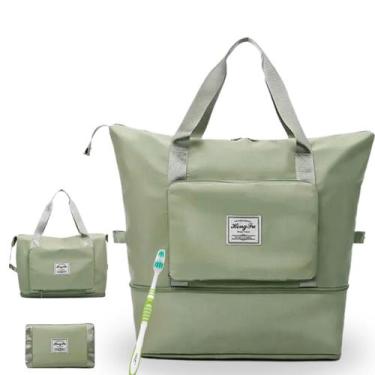 Imagem de Bolsa Mala Viagem Expansiva Impermeável 3 em 1 - Mormino, Verde, Claro