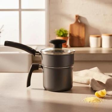 Imagem de Cuscuzeiro Enjoy 10 1.35 L com Tampa de Vidro - CINZA - Alegrete