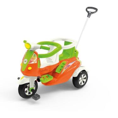 Imagem de Triciclo Infantil Moto Duo Calesita Com Dois Lugares + 02 Capacetes, C