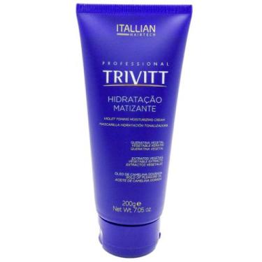 Imagem de Mascara Hidratação Matizante Trivitt 200g - Brilho Platinado