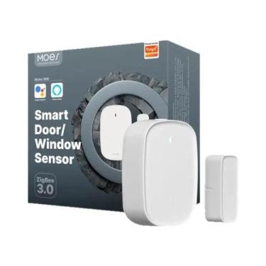 Imagem de Sensor De Porta E Janela Para Casa Inteligente MOES Tuya ZigBee, Siste