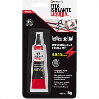 Imagem de Tapmatic Fita Isol. Liquida Preta Quimatic 16G