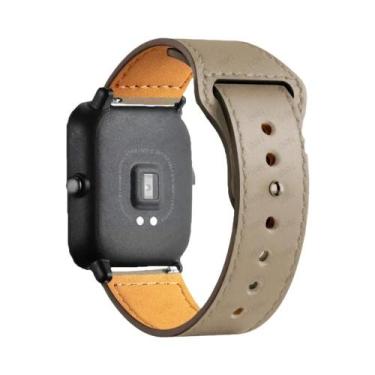 Imagem de Pulseira De Couro Amazfit 20mm/22mm Compatível Com GTS 4/3/2/2e/GTS2 M