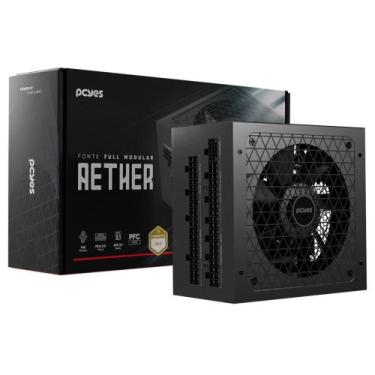 Imagem de Fonte Gamer PCYES Aether 850W FULL Modular Cybenetics GOLD Pcie 5.0 AT