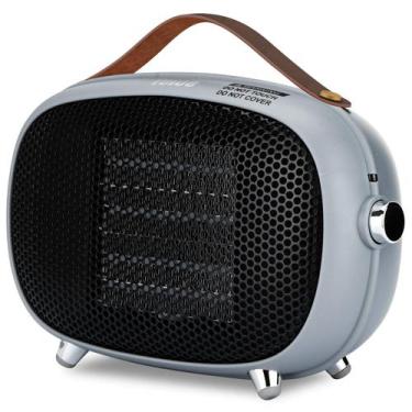 Imagem de Aquecedor Elétrico Portátil Teioe Mini 800W PTC Cerâmico com 3 Modos