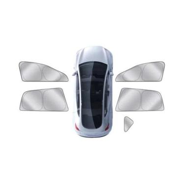 Imagem de Protetor Solar Para Janela Lateral E Para-brisa Do Tesla Model 3 Y Jun