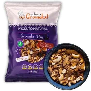 Imagem de Granola Castanha Caju Coco Crocante Tradicional Premium Senhora Granol