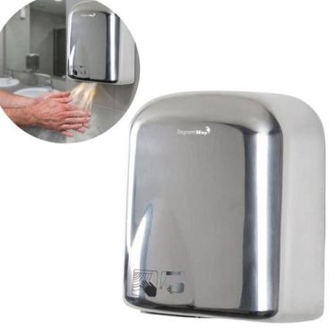 Imagem de Secador de Mãos Automático 18 m/s Elétrico Sensor para Banheiro Inox I