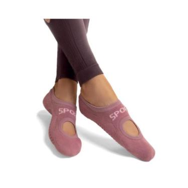 Imagem de Meia Selene De Pilates 7780 Rosa, Rosa, 34/38