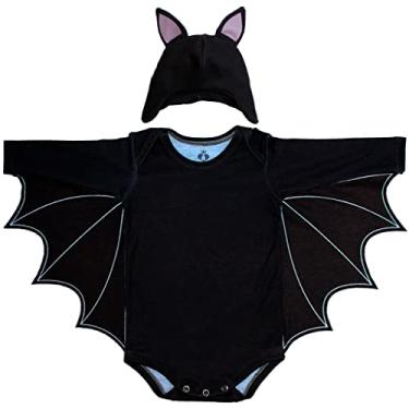 Imagem de Body Bebê Fantasia Morcego - Isabb (P - 2 A 4 MESES)