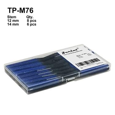 Imagem de ZERINT Kit de haste de plugue de reparo de pneu TP-M76, 14 peças
