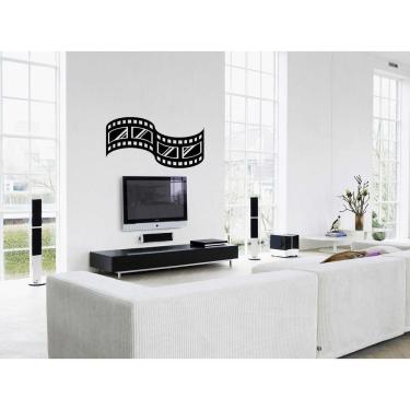 Imagem de Adesivo Decorativo de Parede Rolo de Cinema para Sala