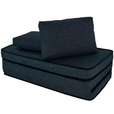 Imagem de Puff com Travesseiro Casal Multiuso 3 em 1 BF Colchões