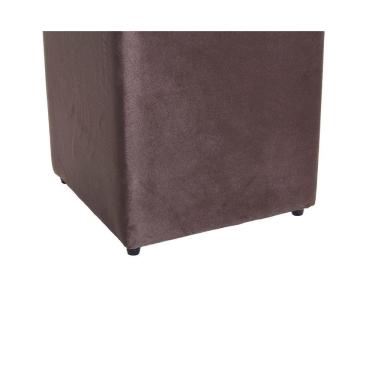 Imagem de Puff Quadrado Suede Decorativo 35x35cm