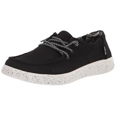 Imagem de Skechers Tênis feminino BOBS Skipper Tide Pool, Preto, 7 Wide