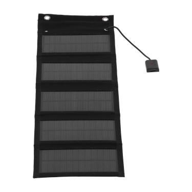 Imagem de Wosune Kit de painel solar, carregador solar portátil, uso de emergência para PAD para outros dispositivos de carregamento USB para telefones celulares