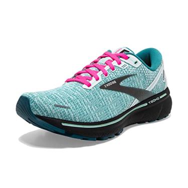 Imagem de Brooks Ghost 14 White/Black/Blue Light 5 B (M)