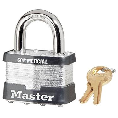 Imagem de Master Lock 5KA-A112 Cadeado de aço laminado de 5 cm de largura - com chave semelhante