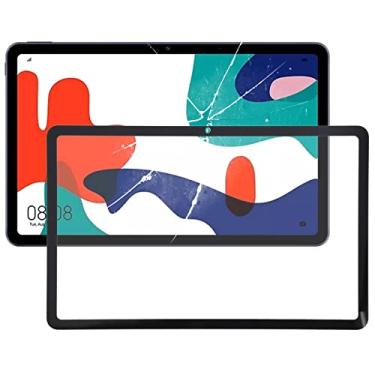 Imagem de Para Huawei Matepad 5G BAH3-AN10 Lente de vidro da tela frontal (preto)