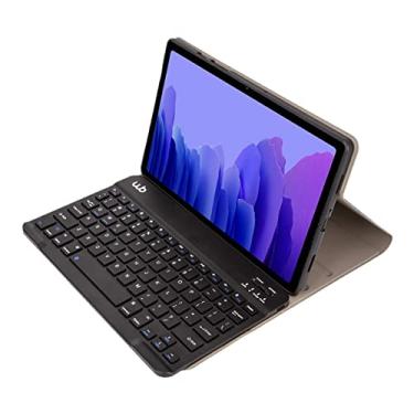 Imagem de WB Capa com Teclado Para Tablet Samsung Galaxy Tab A7 10.4" Polegadas Couro Preto com duração de até 35 horas de bateria