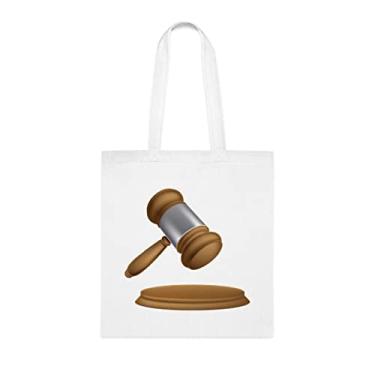Imagem de Sacola de leilão de madeira, presente divertido, bolsa de ombro, bolsas reutilizáveis, cesta de Natal de aniversário, ideia de presente, Branco