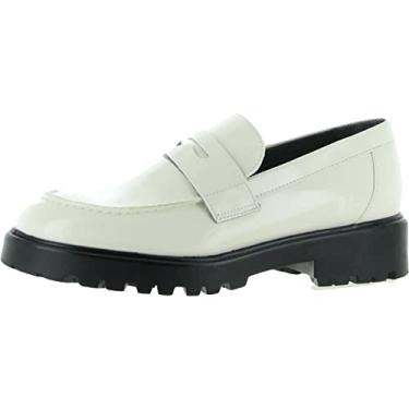 Imagem de Steve Madden Lotto Penny Mocassim Feminino, Patente óssea, 7.5