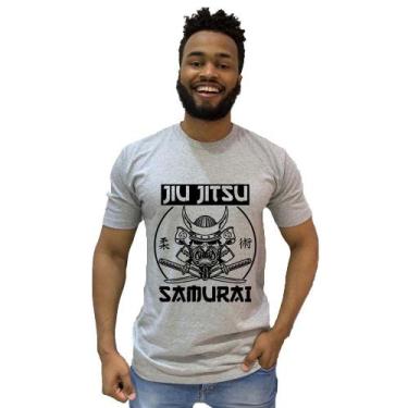 Imagem de Camisa Camiseta Academia Jiu Jitsu Samurai Muay Thai Lutas - Adquirido