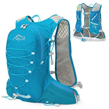 Imagem de Mochila de Bexiga de Água,Mochila Ciclismo Hidratação 12L Mochila Leve Mochila para Corrida ao Ar Livre Acampamento Caminhada Montanhismo