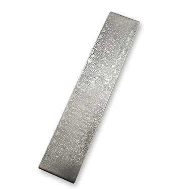 Imagem de Tingpai Damasco aço cortador de bricolage fazendo materiais padrão bar de aço cortador de lâmina em b nco tem sido térmico