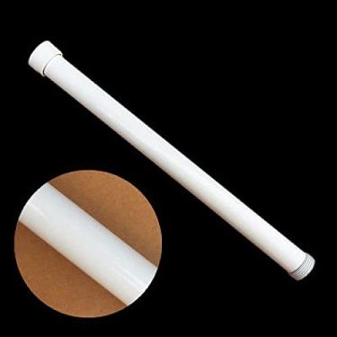 Imagem de 1pcs 3/4 Ouro Rosa Ouro Rosa Ouro Branco Preto Escovado Preto De cor antiga tubo de extensão de chuveiro levantando barra de extensão de tubulação deslizante, Branco, 50cm
