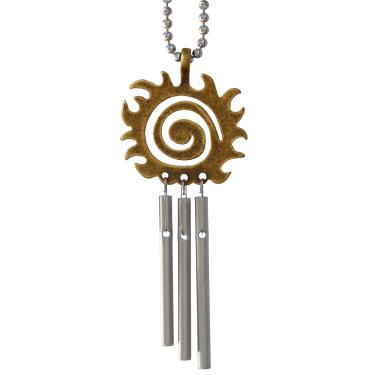 Imagem de Berloque musical de carro de Jacob, eclipse espiral solar, mini sino de vento