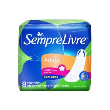 Imagem de Absorvente Sem Abas Sempre Livre c/ 8 Especial Adapt Suave Sempre Livre