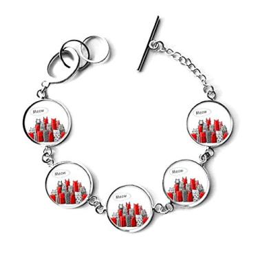Imagem de DIYthinker Bracelete com pingente de gato fofo com estampa de gato Meow Protect Animal Pet Lover