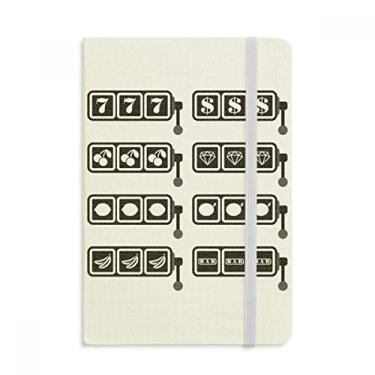 Imagem de Caderno de ilustração com estampa vencedora da máquina de fenda, capa dura de tecido, diário clássico