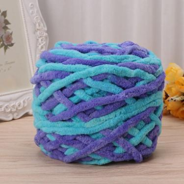 Imagem de Fio de tricô MOMOJIA, 100g / 1 bola de algodão macio para tricô de mão Fio de tricô robusto tecido grosso de crochê Worested