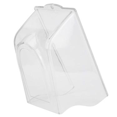 Imagem de XiangXin Capa de plástico para chuva, campainha de plástico à prova de chuva, campainha transparente com trava de impressão digital à prova d'água para controle de acesso, teclado, controle de acesso à porta