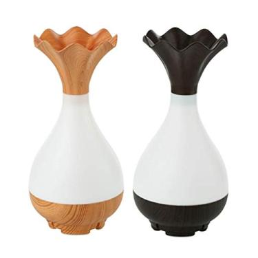 Imagem de Umidificador de ar ultra-sônico difusor de aroma de óleo essencial de aromaterapia usb com luz noturna led purificador de névoa atomizador para casa, b (Color : F)