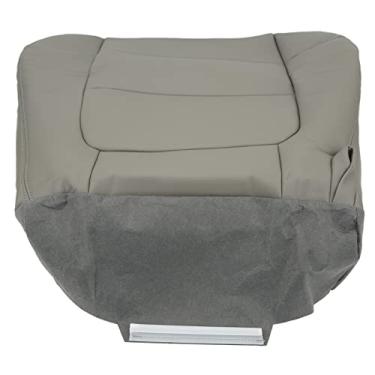 Imagem de Parte inferior de motorista de couro PU interior automotivo para protetor de capa de assento à prova d'água substituição ford 2001-2003 bege (cinza)