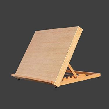 Imagem de Cavalete De Mesa Cavalete De Mesa Cavalete De Mesa Cavalete De Mesa Portátil De Madeira De Faia Prancheta De Desenho Artista Cavalete De Mesa A2/A3 Ajustável Cavalete De Mesa De Madeira/Prancha De