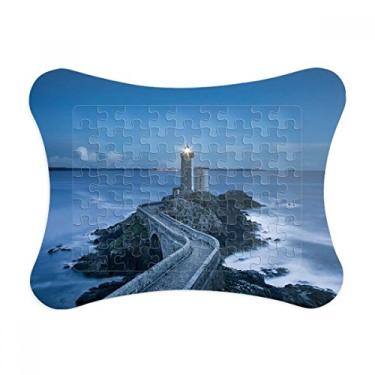 Imagem de Enfeite de quebra-cabeça com moldura de imagem da Torre Escura do Oceano