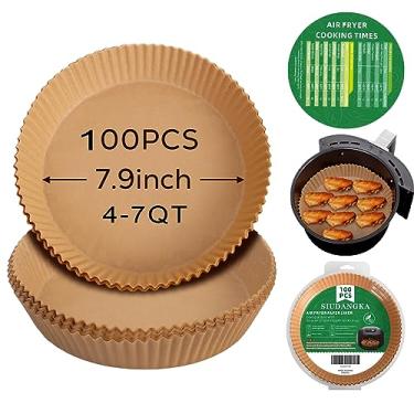 Imagem de Forro de papel descartável de 20 cm para fritadeira a ar Ultrean de 4,2 a 6 litros