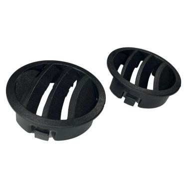 Imagem de Par Tela Difusor Ar Superior Painel Gol G3 Preto